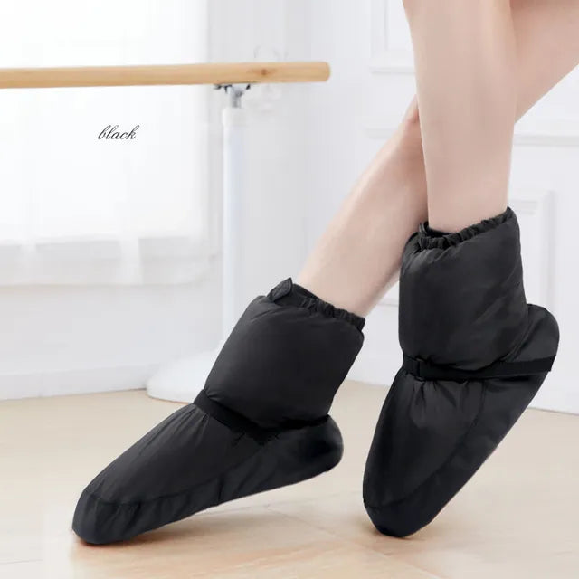 Ballet Shoes Dance Boots Warm Ballet Boots Dance Shoe Winter Boots Warm Up Training Shoes